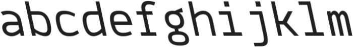 CS Genio Mono Reverse Italic otf (400) Font LOWERCASE