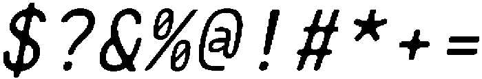 CS Genio Mono Rounded Italic otf (400) Font OTHER CHARS