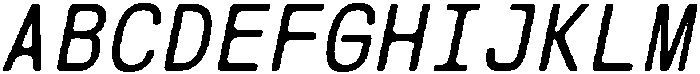 CS Genio Mono Rounded Italic otf (400) Font