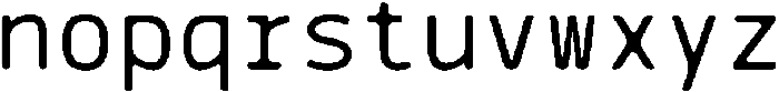 CS Genio Mono Rounded Regular otf (400) Font LOWERCASE