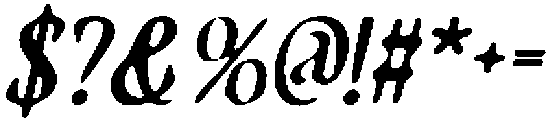CS Georgia Drawn Italic otf (400) Font OTHER CHARS