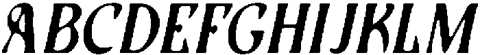 CS Georgia Drawn Italic otf (400) Font UPPERCASE