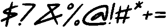 CS Gesture Italic otf (400) Font OTHER CHARS
