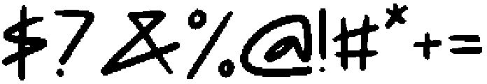 CS Gesture Regular otf (400) Font OTHER CHARS