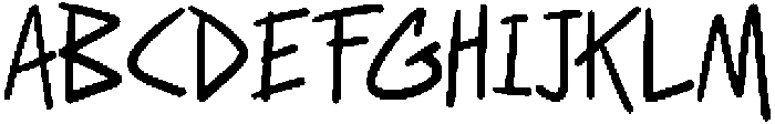CS Gesture Regular otf (400) Font UPPERCASE