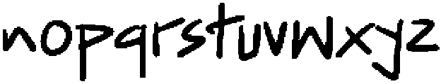 CS Gesture Regular otf (400) Font LOWERCASE