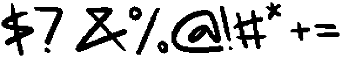 CS Gesture Reverse Italic otf (400) Font OTHER CHARS