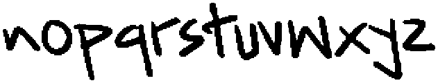 CS Gesture Reverse Italic otf (400) Font LOWERCASE