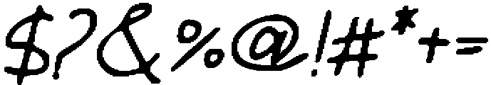 CS Gianluca Drawn Italic otf (400) Font OTHER CHARS