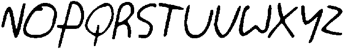 CS Gianluca Drawn Italic otf (400) Font UPPERCASE