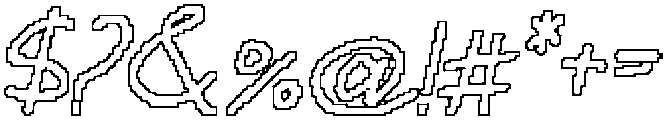 CS Gianluca Pixel Outline otf (400) Font OTHER CHARS