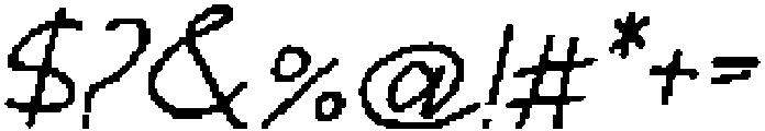 CS Gianluca Pixel Regular otf (400) Font OTHER CHARS