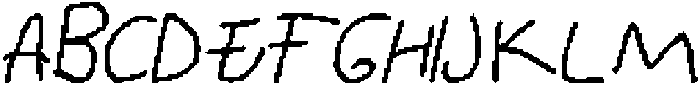 CS Gianluca Pixel Regular otf (400) Font UPPERCASE