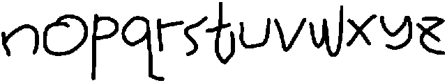 CS Gianluca Regular otf (400) Font LOWERCASE