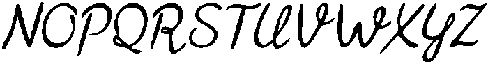 CS Gifted Drawn Italic otf (400) Font UPPERCASE