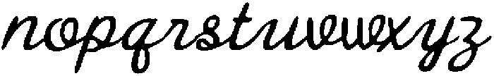 CS Gifted Drawn Italic otf (400) Font LOWERCASE