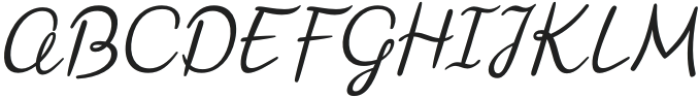 CS Gifted Italic otf (400) Font UPPERCASE