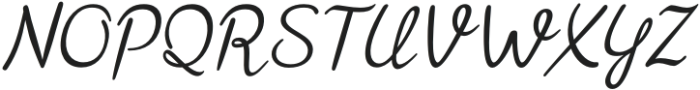 CS Gifted Italic otf (400) Font UPPERCASE