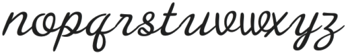CS Gifted Italic otf (400) Font LOWERCASE