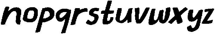 CS Gilam Italic otf (400) Font LOWERCASE