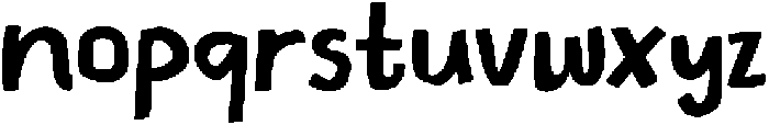 CS Gilam Regular otf (400) Font LOWERCASE