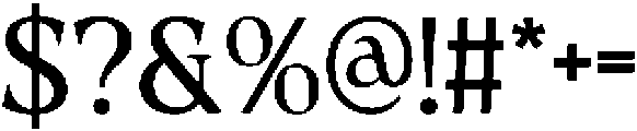CS Gilvar Regular otf (400) Font OTHER CHARS