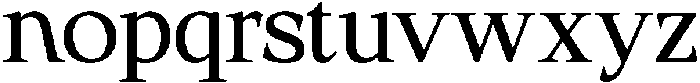 CS Gilvar Regular otf (400) Font LOWERCASE