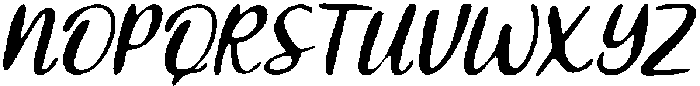 CS Ginger Drawn Italic otf (400) Font UPPERCASE