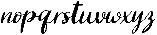 CS Ginger Italic otf (400) Font LOWERCASE