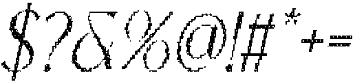 CS Giova Disco Italic otf (400) Font OTHER CHARS