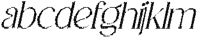 CS Giova Disco Italic otf (400) Font LOWERCASE