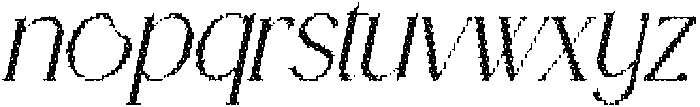 CS Giova Disco Italic otf (400) Font LOWERCASE