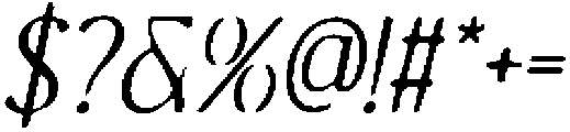 CS Giova Drawn Italic otf (400) Font OTHER CHARS