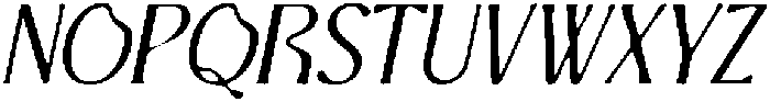 CS Giova Drawn Italic otf (400) Font UPPERCASE