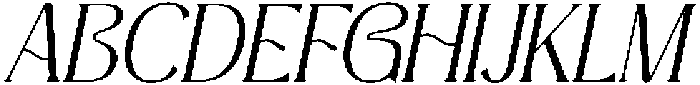 CS Giova Italic otf (400) Font UPPERCASE