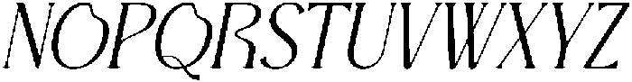 CS Giova Italic otf (400) Font UPPERCASE