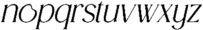 CS Giova Italic otf (400) Font LOWERCASE