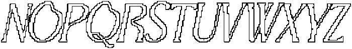 CS Giova Pixel Outline otf (400) Font UPPERCASE