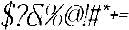 CS Giova Pixel Regular otf (400) Font OTHER CHARS
