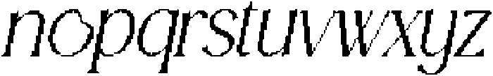 CS Giova Pixel Regular otf (400) Font LOWERCASE