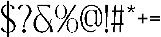 CS Giova Regular otf (400) Font OTHER CHARS