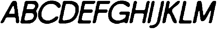 CS Gisborne Drawn Italic otf (400) Font UPPERCASE