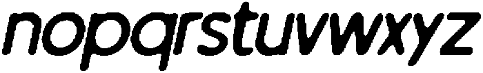 CS Gisborne Drawn Italic otf (400) Font LOWERCASE