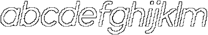 CS Gisborne Pixel Outline otf (400) FONT