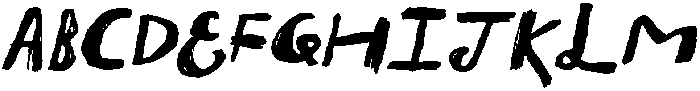 CS Gislan Italic otf (400) Font UPPERCASE