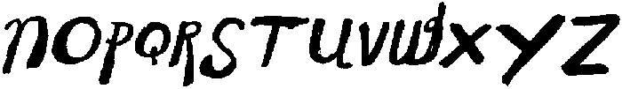CS Gislan Italic otf (400) Font UPPERCASE