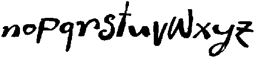 CS Gislan Italic otf (400) Font LOWERCASE