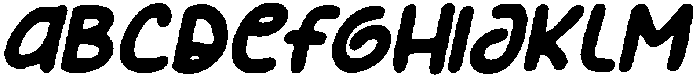 CS Givera Drawn Italic otf (400) Font UPPERCASE