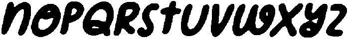 CS Givera Drawn Italic otf (400) Font LOWERCASE