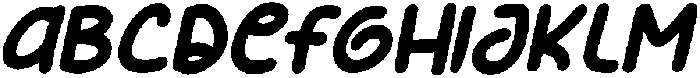 CS Givera Italic otf (400) Font UPPERCASE
